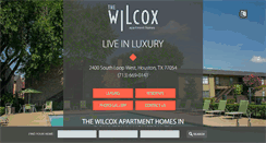 Desktop Screenshot of liveatthewilcox.com