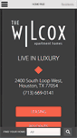 Mobile Screenshot of liveatthewilcox.com